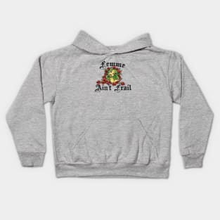 Femme Ain't Frail Kids Hoodie